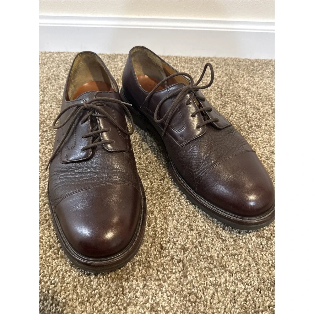 Mephisto  Dress Oxford Goodyear Welt shoes Men's Size 11 US  Dark Brown Academia